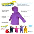 thumbnail image 2 of Splashy Children‘s Rain Jacket (Red  4T), 2 of 3
