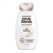 Garnier Whole Blends Gentle Oat Milk & Rich Cream Extracts Shampoo, 12.5 fl oz ( Pack 2)