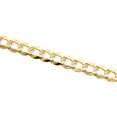 thumbnail image 4 of 14K Yellow Gold 8mm Solid Plain Curb Cuban Chain Link Necklace 26 Inches, 4 of 7