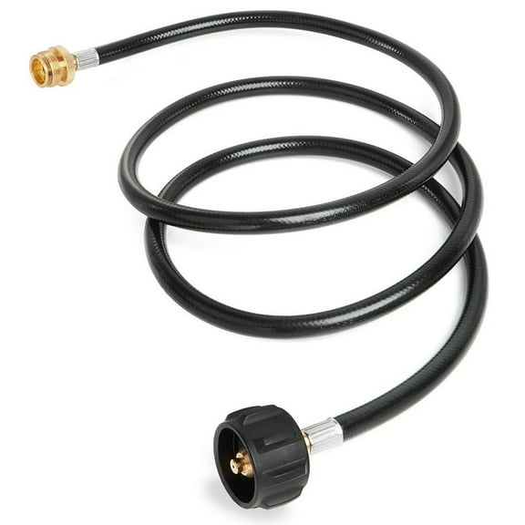 6FT Propane Fill Hose with Overflow Protection and On Off Control Valve