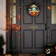 thumbnail image 4 of SMKE DIY Halloween Acrylic Art Painting Kit with Rhinestones, Ghost Pumpkin Shaped Window Pendant for Home Garden Wall Decor, Craft Hanging Decoration, 4 of 6