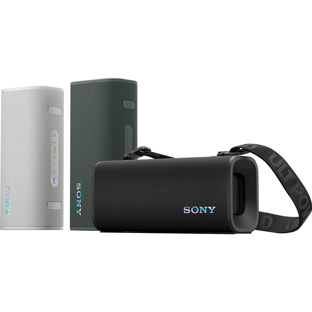 Sony SRSULT30/W ULT Field 3 Wireless Portable Bluetooth Speaker, Off-White Bundle with Deco Essentials 6 Foot Braided USB-C to USB-C Cable