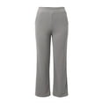 thumbnail image 6 of sususu Matching Lounge Sets for Women,Sweat Set Elegant Women's Trousers Suit Set Formal Workwear Business Attire Comfortable and Pants Outfit for Career Women - Grey, 6 of 8