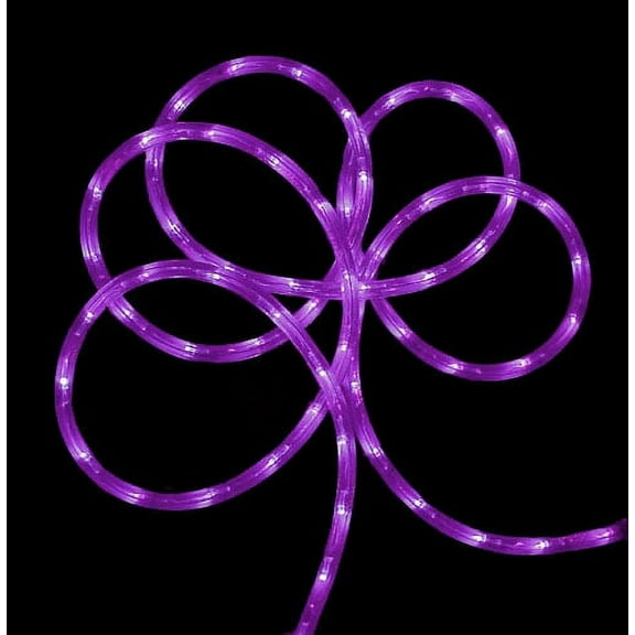 Northlight LED Commercial Grade Outdoor Christmas Spool Rope Lights - Purple - 288' Clear Wire