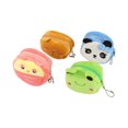 thumbnail image 4 of Monedero con forma de oso panda de peluche, 4 unidades, con forma de búho y monedero, para mujeres y niñas., 4 of 6