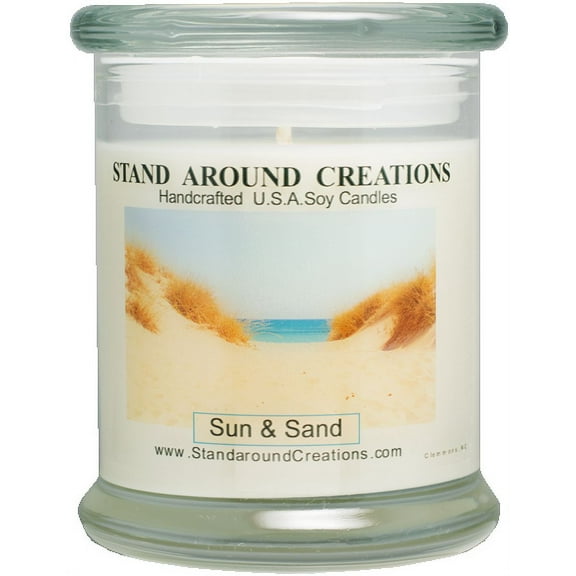 SUN & SAND STATUS 12-OZ. ALL NATURAL SOY CANDLE