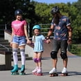 thumbnail image 2 of Roller Derby FireStar - Patines para niña (talla 2), color blanco y menta, 2 of 6