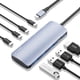 thumbnail image 1 of Hub USB C 8 en 1 Rytaki Pro con HDMI 4K @60Hz, 3 USB-C de 10 Gbps, 1 of 7