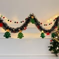 thumbnail image 5 of Lwlmwt Christmas Garland Set Illuminated LED Artificial Greenery Decor Suitable for Wall, Door, and Window Decorations, Christmas Decorations, 5 of 6