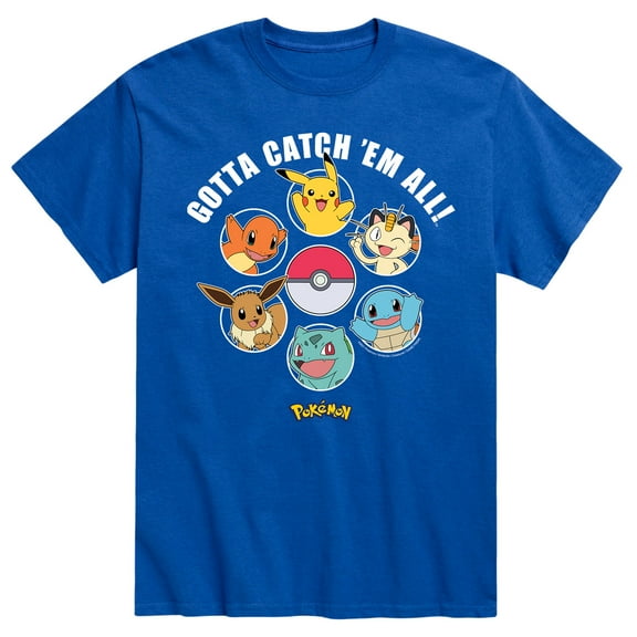Pokémon - Group Gotta Catch Em All - Men's Short Sleeve Graphic T-Shirt