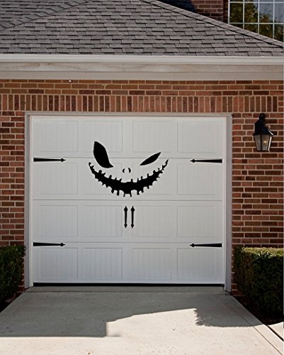 Decal ~ Skeleton Face #3 ~ HALLOWEEN: WALL OR WINDOW DECAL, 20' X 25'