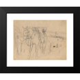 thumbnail image 2 of Winslow Homer 14x11 Black Modern Framed Museum Art Print Titled - Tethered (1864), 2 of 5