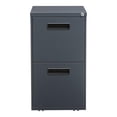 thumbnail image 2 of Alera Two-Drawer Metal Pedestal File, 14.96w x 19.29d x 27.75h, Charcoal -ALEPAFFCH, 2 of 5