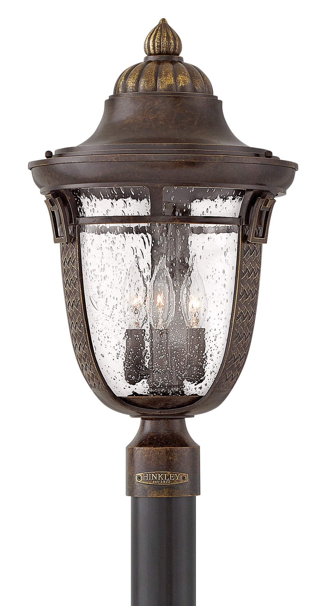 Hinkley Lighting 2901 Regency Bronze Key West 3 Light 21.25" Tall Post