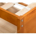 thumbnail image 4 of Harper & Bright Designs Twin Size Wood Platform Bed with 3 Drawers Storage Bed, Oak, 4 of 5