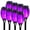Purple, variant on Solar Lights Outdoor,Halloween Solar Torch Lights with Flickering Flame,Waterproof Outdoor Garden Lights for Outside Patio Pathway Yard Decorations(12, Purple)