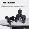 thumbnail image 4 of 8X Lame de Rabot Réglable, Calibrateur, Jig, Outil de Menuiserie, 4 of 8