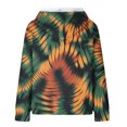 thumbnail image 5 of Yertdoel Hoodies for Women Fashion Printed Fleece Lined Drawstring Pullover Hooded Sweatshirt Outdoor Casual Warm Cozy Hoodie Top with Pocket, 5 of 7