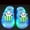 D, variant on BYHONG Toddler Kids Boys Girls Stylish Cartoon Light Indoor Outdoor Non-Slip Slippers Shower Slipper 2-5Y Kids Slippers Indoor Girls Boys Slipper G 6.5 M(US Size)