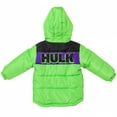 thumbnail image 2 of The Incredible Hulk Muscles Puffy Kid's Jacket-Size 5-6, 2 of 5