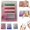 Pink, variant on Magnetic Nail Swatches Book,New Nail Color Display Book,120/180/240 Nail Color Display Book,Magnet Blank Nail Organizer Storage,Nail Art Salon Design Display Booklets (120pcs)