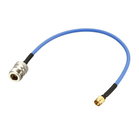 Uxcell N Female Bulkhead to SMA Male RG402 RF Coaxial Coax Cable 0.27M/0.9Ft Length