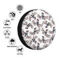 thumbnail image 4 of Gukieu Bird Print Car Tire Cover, Adjustable Waterproof and Dustproof Tire Protection Cover, Suitable for SUV, Truck, Van-17 inch, 4 of 6