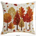 thumbnail image 3 of Btomtd Pumpkin Pillow Covers 18 x 18 for Thanksgiving, Fall Decorative Pillow Cases, Soft Couch Cushion Covers for Sofa Bedroom, A, 3 of 7