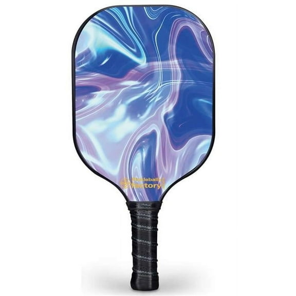 Pickleball Factory PB00031-7-C Usapa Pickleball Paddles - Blue Ripples Pickleball Rackets Near Me, Professional Pickleball Players Pickleball Spin, Carbonfiber Graphite