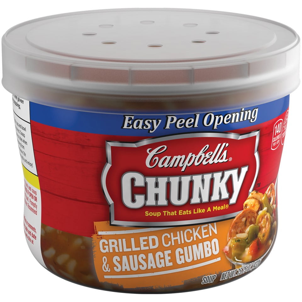 Campbell's Grilled Chicken & Sausage Gumbo Chunky Soup, 15.25 oz by Campbell's