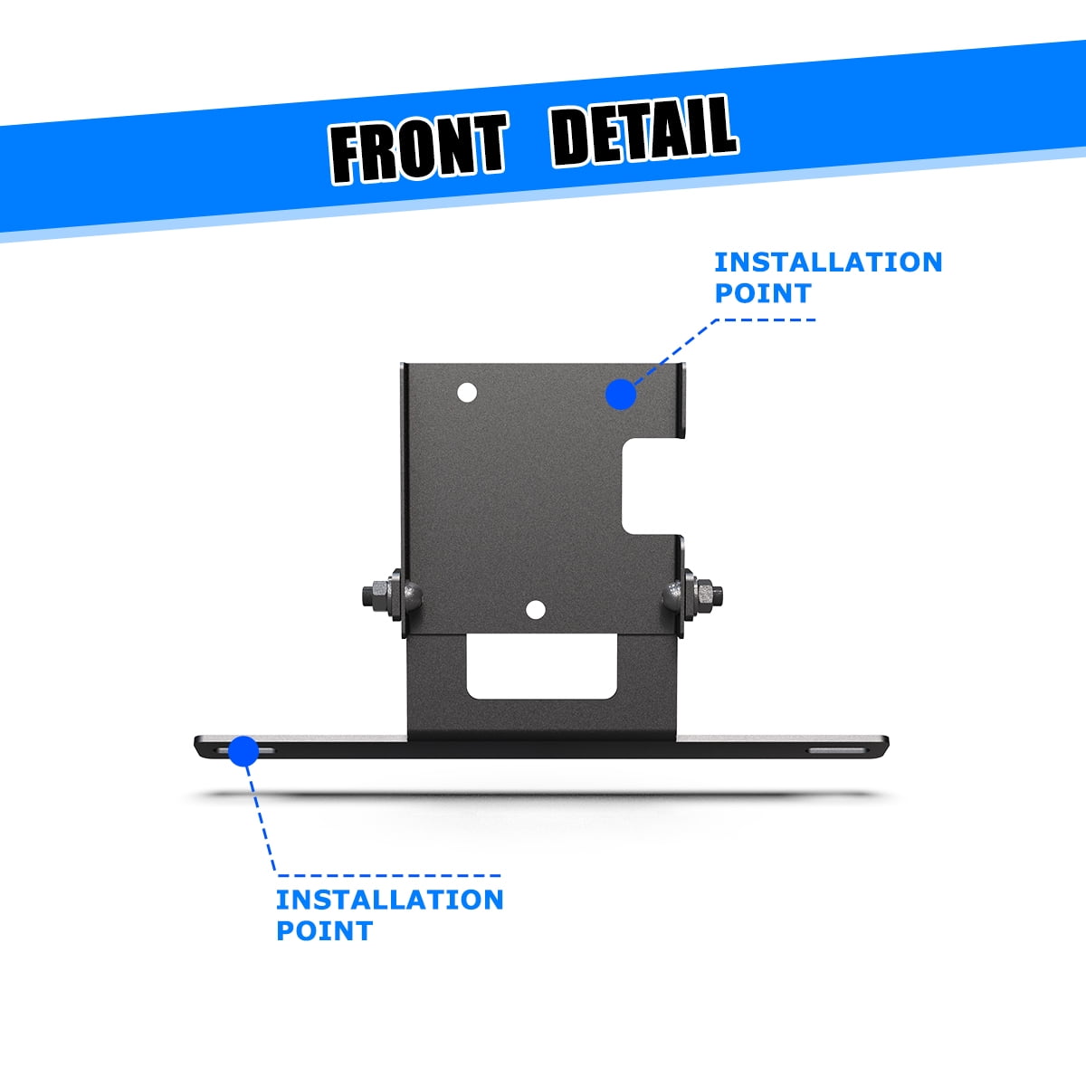 Front Bumper ACC Module Relocation Bracket for Ford Ranger 2019 2020 2021 2022 2023,Heavy Duty Steel Adaptive Cruise Control Sensor Bracket