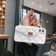 thumbnail image 2 of Wallet Case Compatible with iPhone 14 Plus, Cute Light Luxury Bag Design, Purse Flip Card Pouch Cover Soft Silicone Case with Handstrap Long Shoulder Strap (White, iPhone 14 Plus), 2 of 16