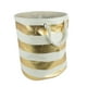 thumbnail image 1 of Papelera DII Rayas Oro Redondo Pequeño Design Imports CAMZ35979, 1 of 2