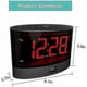 thumbnail image 3 of Alarm Clock With Wireless Bed Shaker, Dual Vibrating Alarm Clock For Heavy Sleepers, Deaf And Hard Of Hearing, Adjustable Volume/dimmer/alarm Mode, Us, 3 of 5