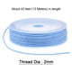 thumbnail image 2 of 2uds Torcido Nylon Cordel Hilo Rebordear Cordón 2mm 13M/43 Pies Extrafuerte Trenzado Nylon Cuerda para Fabricación Pulseras Joyería Fabricación, Azul, 2 of 6