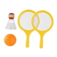 thumbnail image 4 of Juego de Tenis de Bádminton para Niños, Raqueta de Bádminton con Pelota Y Volante de Bádminton, Equipo de Entrenamiento, Raquetas de Tenis para Niños Amarillo shamjiam Raquetas de bádminton, 4 of 8