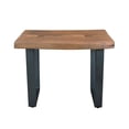thumbnail image 2 of Treasure Trove Sequoia Acacia Solid Wood Light Brown End Table, 2 of 5