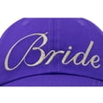 thumbnail image 5 of DALIX Bachelorette Party Hats Bride Squad Dad Caps Wedding Bridal Shower Purple, 5 of 5
