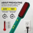 thumbnail image 5 of 2 in 1 Electric Professional Hair Straightener Brush Curling EU Plug, 5 of 5