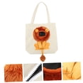 thumbnail image 3 of OULII Collapsible Cats Carrier Canvas 1Pack for Traveling and Shopping, 3 of 8
