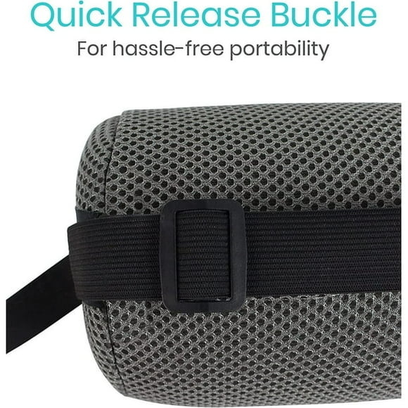 The Original McKenzie Lumbar Roll - Back Support for Office Chairs and Car Seats