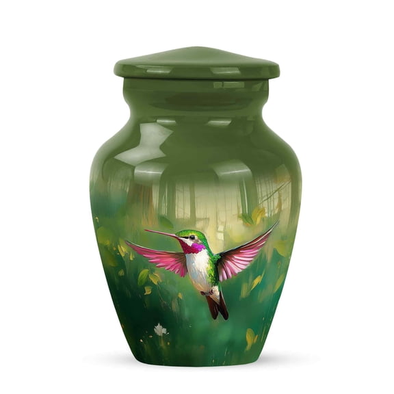 Yatskia Hummingbird Small Urns for Human Ashes Adult Female, Mini Urn for Ashes Adult Male, (Classic 3 Inch, Pack of 1)