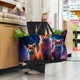 thumbnail image 6 of Starry Animals Collapsible Oxford Cloth Storage Bin: Reusable, Foldable, and Large Capacity - Ideal for Groceries, Bags, Collapsible Buckets, and Picnic Baskets, 6 of 7