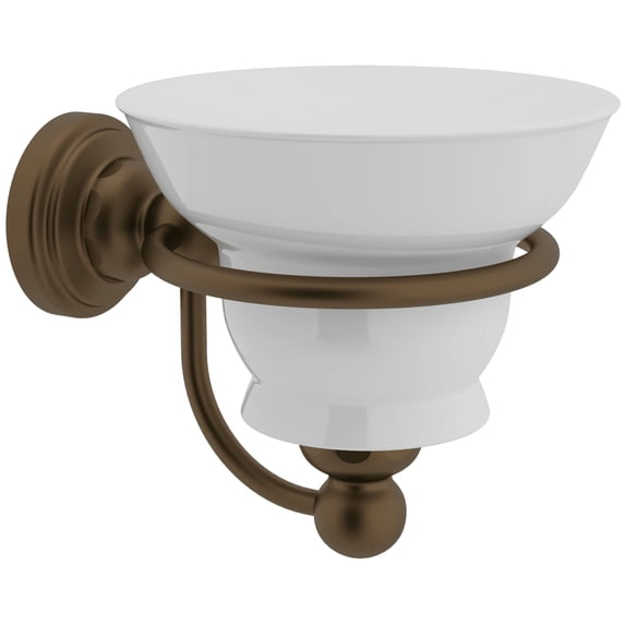 Perrin And Rowe U.6928 Wall Mounted Porcelain Soap Dish - Bronze