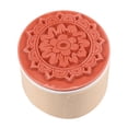thumbnail image 3 of Wdftyju Prácticos sellos de patrón floral retro de goma de madera redonda 6 en 1 Wdftyju 6ja0ws1za8la2, 3 of 6