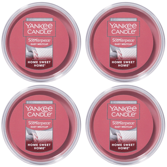 Yankee Candle Home Sweet Home Scenterpiece Easy MeltCup (Pack of 4)