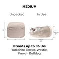 thumbnail image 3 of FurHaven Pet Products Round Plush Ball Dog Bed - Shell, Medium - 26", 3 of 13