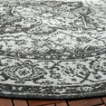 thumbnail image 2 of Safavieh Beach House Mai Traditional Outdoor Area Rug, Light Grey/Charcoal, 6'7" x 6'7" Round, 2 of 6