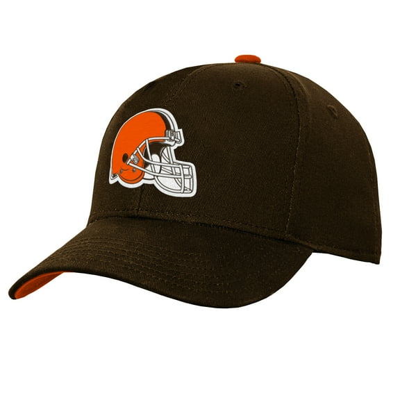 Youth Outerstuff Brown Cleveland Browns Team Pre-Curved Adjustable Hat