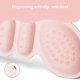 thumbnail image 4 of Soidarity 1 par de tela de espuma para mujer, cojín para talón de zapato de tacón alto, almohadilla ergonómica de 6mm para el cuidado de los pies, Protección de la piel Negro Soidarity CE015676-02, 4 of 6